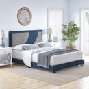 Sail-Away Upholstered Platform Bed