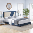 Sail-Away Upholstered Platform Bed