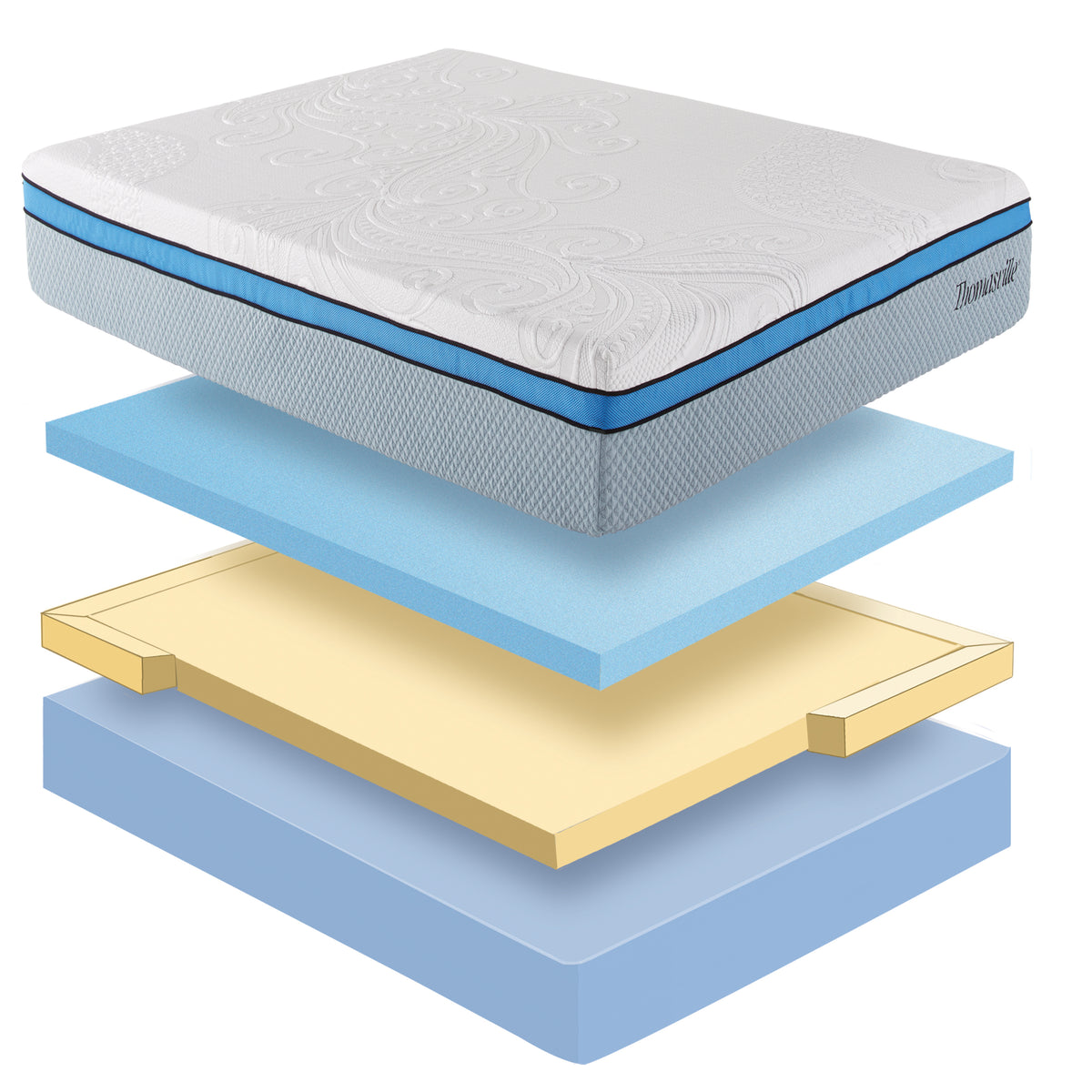 マットレス TES6 Immunity Chestnut Cushion Firm Copper Mattress | ShopTherapedic.com