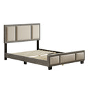 Triptych Upholstered Platfom Bed