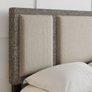 Triptych Upholstered Platfom Bed