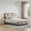 Triptych Upholstered Platfom Bed