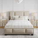 Triptych Upholstered Platfom Bed