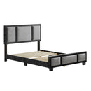 Triptych Upholstered Platfom Bed