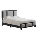 Triptych Upholstered Platfom Bed