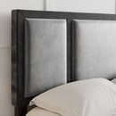 Triptych Upholstered Platfom Bed