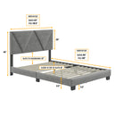 Vector Upholstered Platform Bed