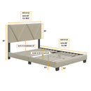 Vector Upholstered Platform Bed