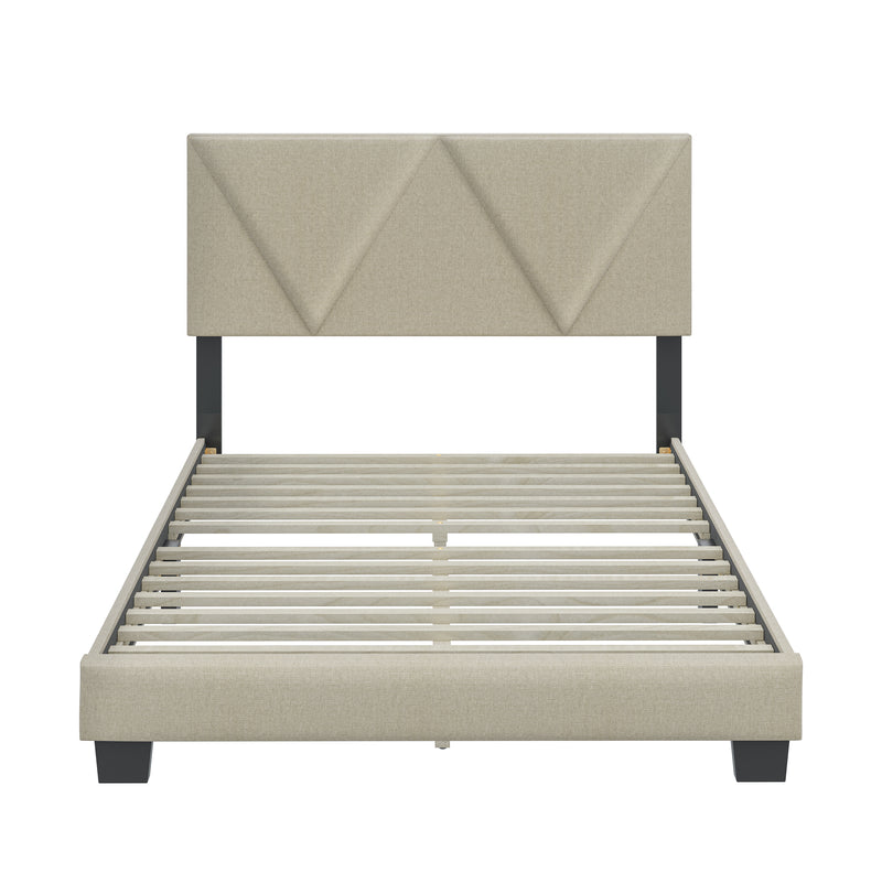 Vector Upholstered Platform Bed