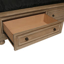 Allegra Contemporary Sleigh Storage Bed