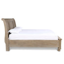 Allegra Contemporary Sleigh Storage Bed